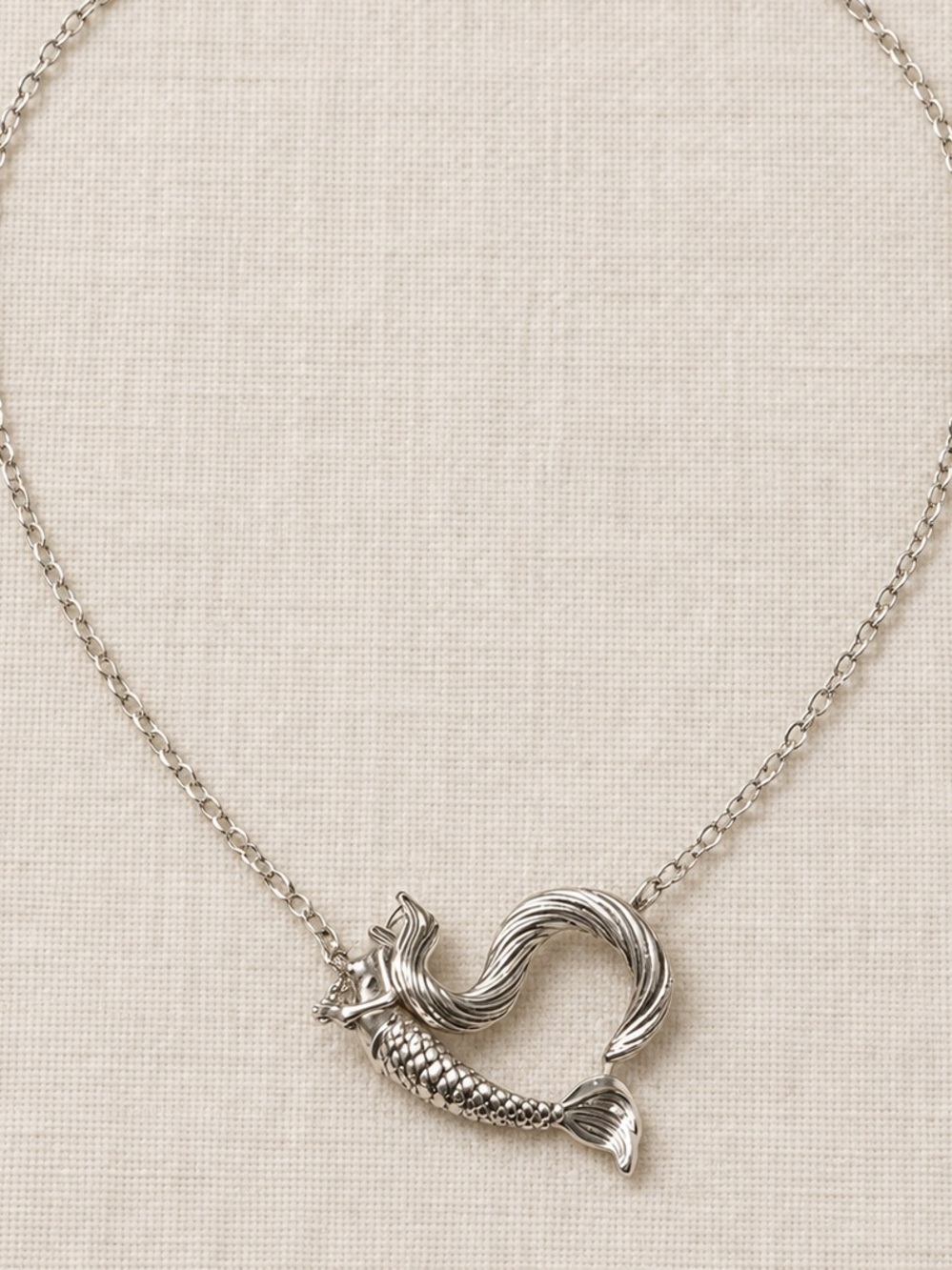 Jeulia “Dancing by the Moonlight” Mermaid Necklace